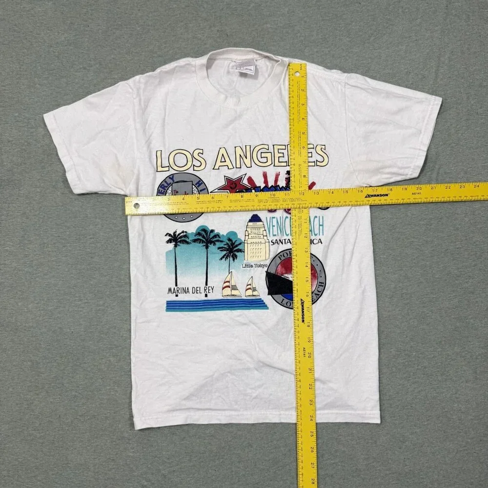 VINTAGE Los Angeles T-Shirt Adult Small b - Picture 5 of 5